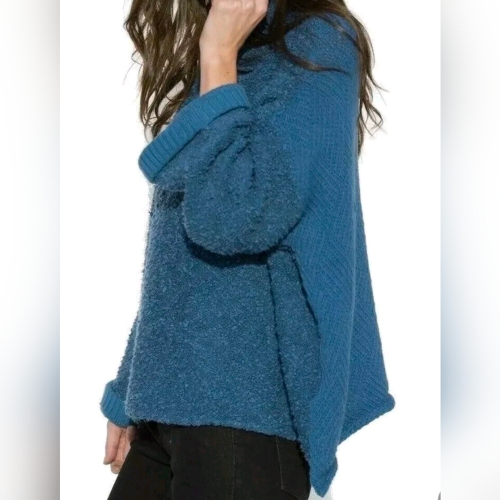 FREE PEOPLE Cuddle Up Pullover Size Large Pullover Sweater Soft & Warm EUC - Picture 13 of 16